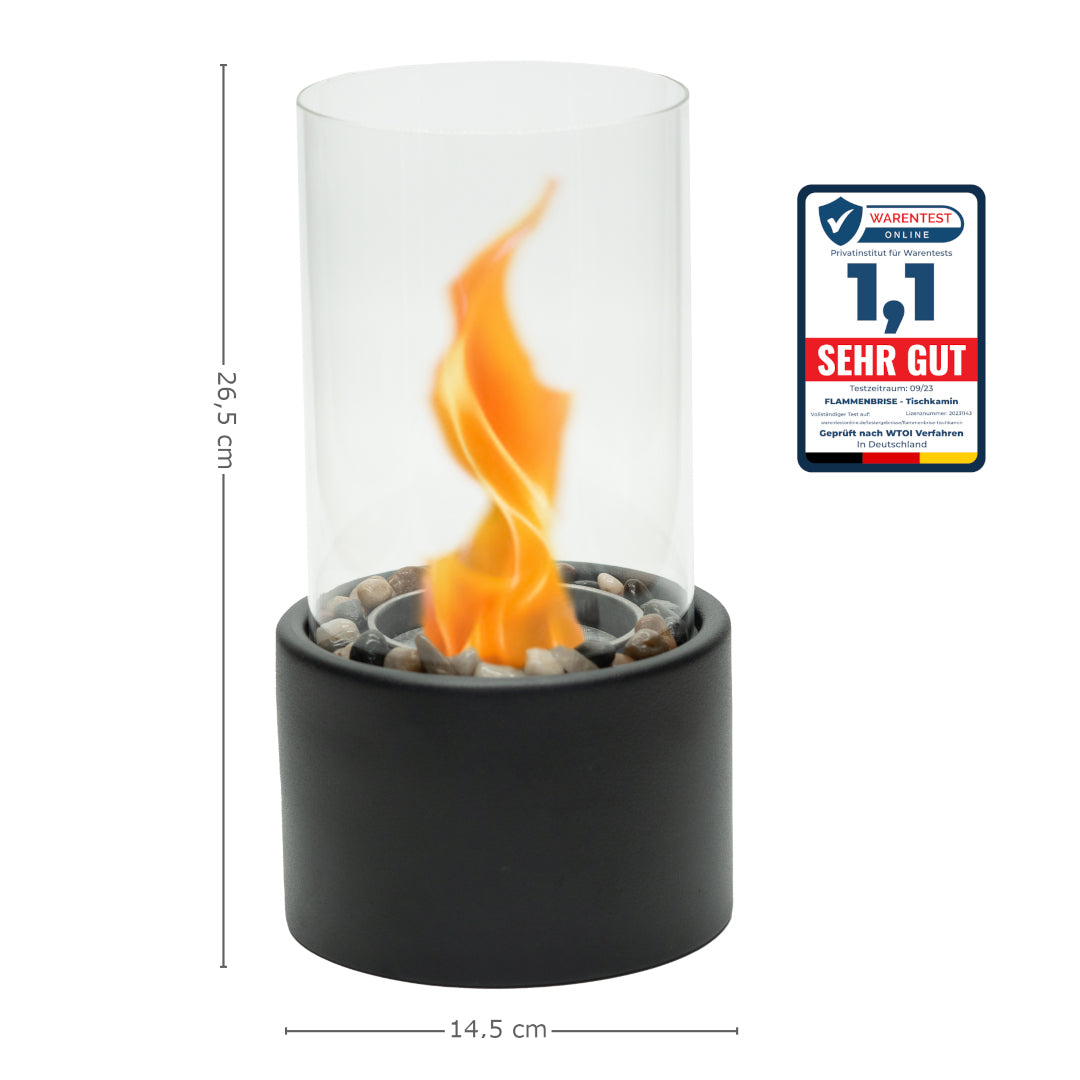 Tischkamin ohne Wunschgravur | Tischfeuer für Indoor und Outdoor