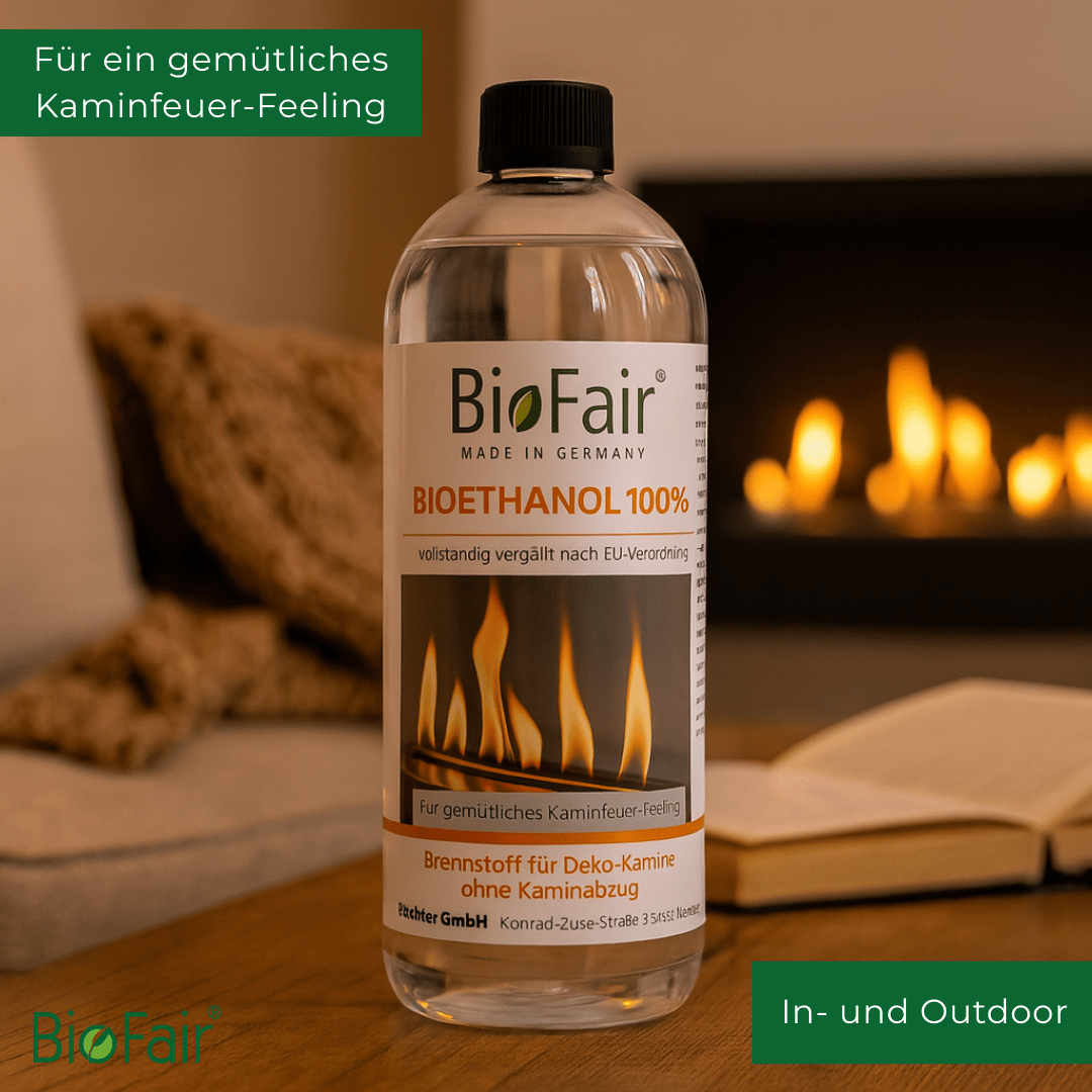 Bioethanol 100% - 6x 1 Liter