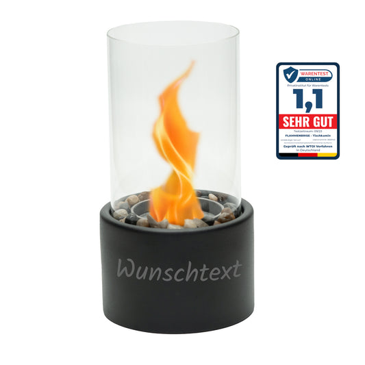 Tischkamin mit Wunschgravur | Tischfeuer für Indoor und Outdoor